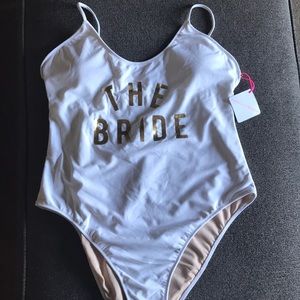 “The bride” NWT swimsuit